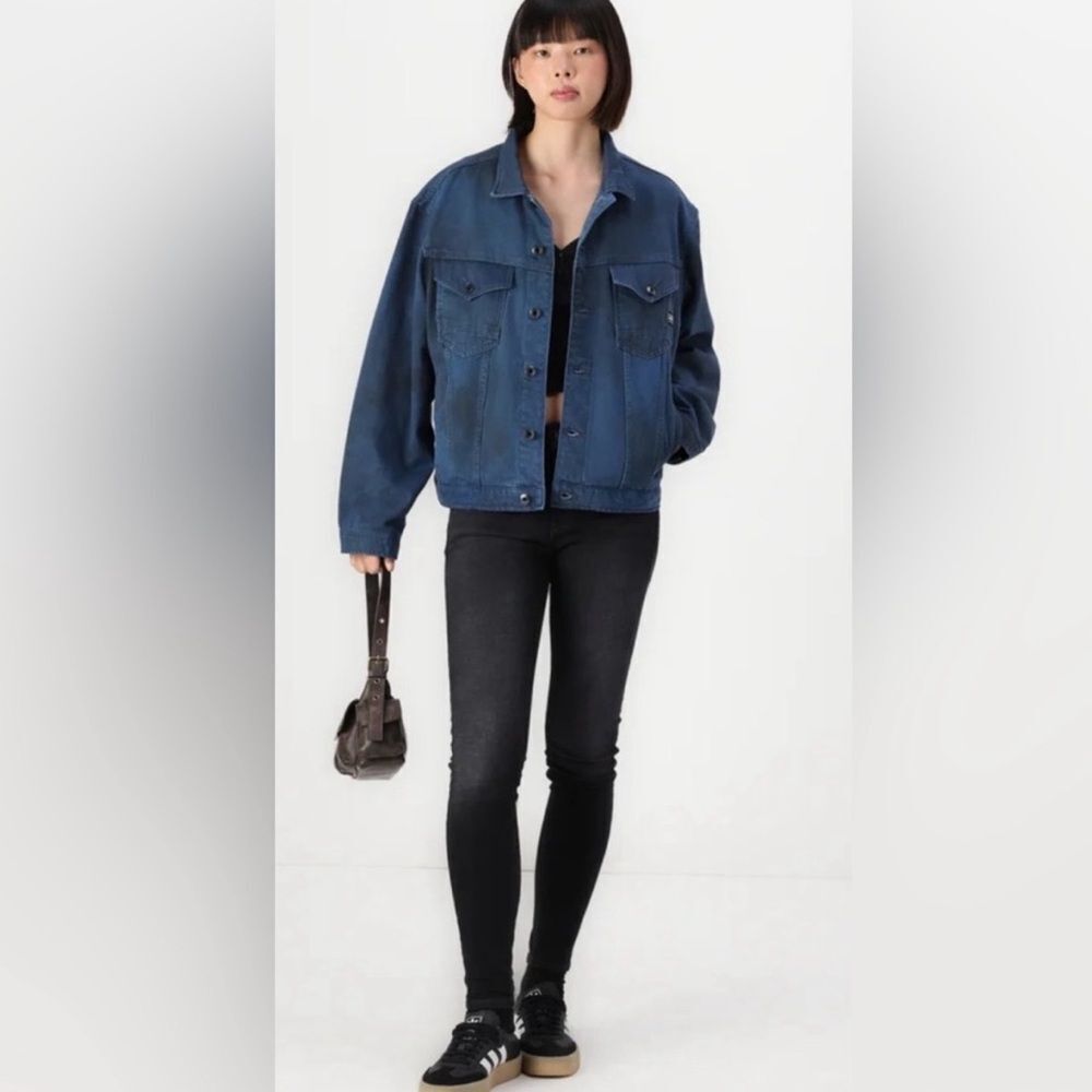$250 G-STAR RAW Oversized denim jacket NWT MEDIUM